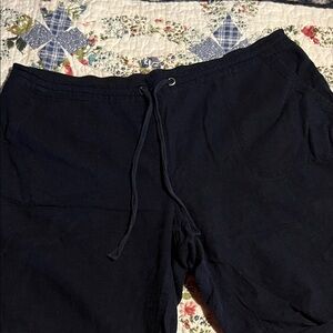 Women’s Navy Blue Drawstring Shorts